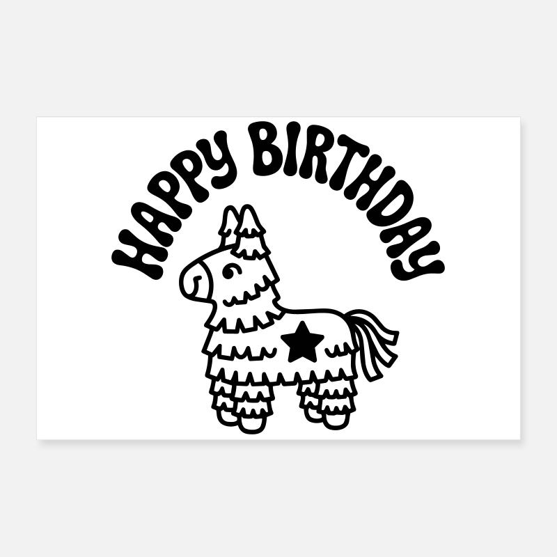 birthday Poster 24" x 16" (60x40 cm)