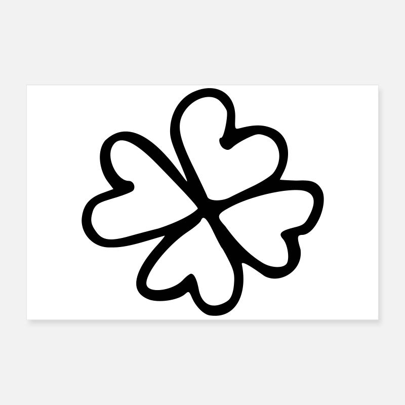 cloverleaf Poster 24" x 16" (60x40 cm)