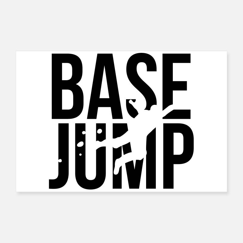 BASE jump Poster 60x40 cm