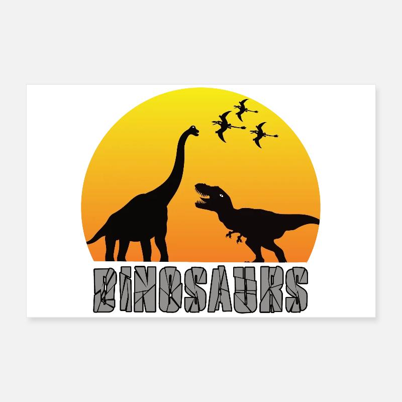 Dinosaurier Poster 60x40 cm