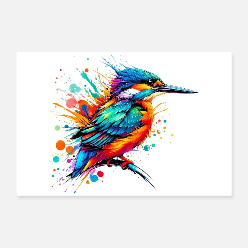 Eisvogel Poster 60x40 cm