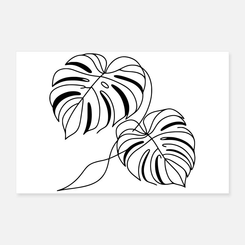 Monstera Poster 60 x 40 cm