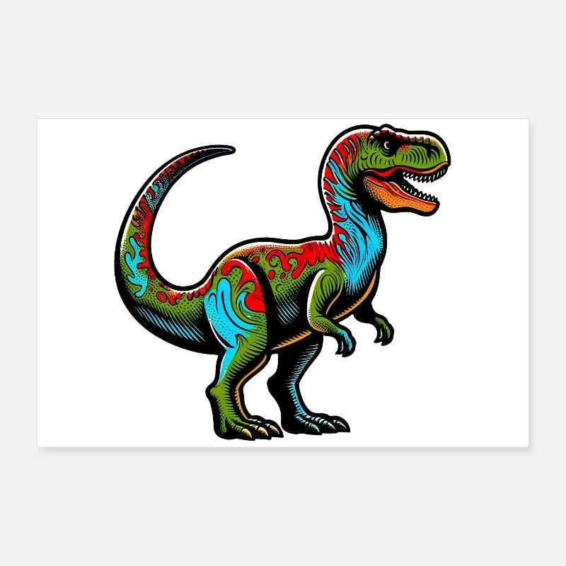 Dinosaure Poster 60 x 40 cm