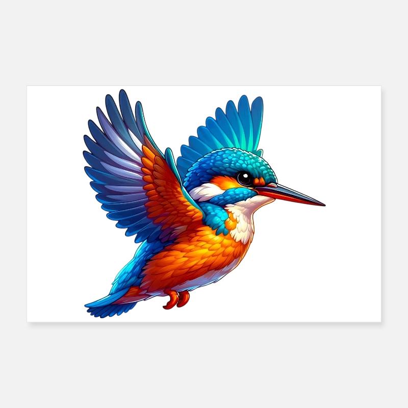 Martin-pêcheur Poster 60 x 40 cm