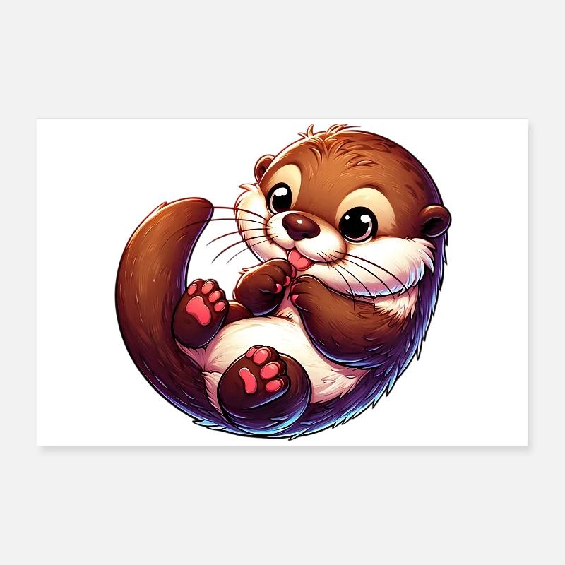 Otter Poster 24" x 16" (60x40 cm)