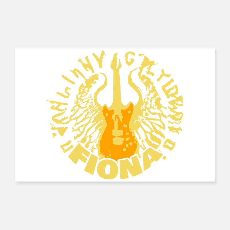 Fiona as a name Poster 24" x 16" (60x40 cm)