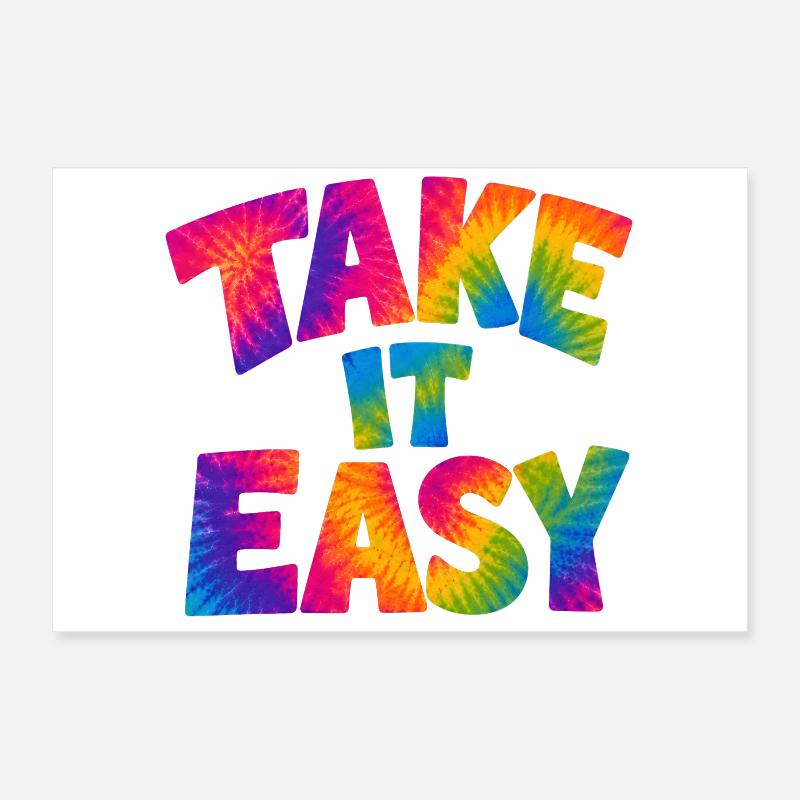 TAKE IT EASY – Relaxed into summer mode Poster 24" x 16" (60x40 cm)