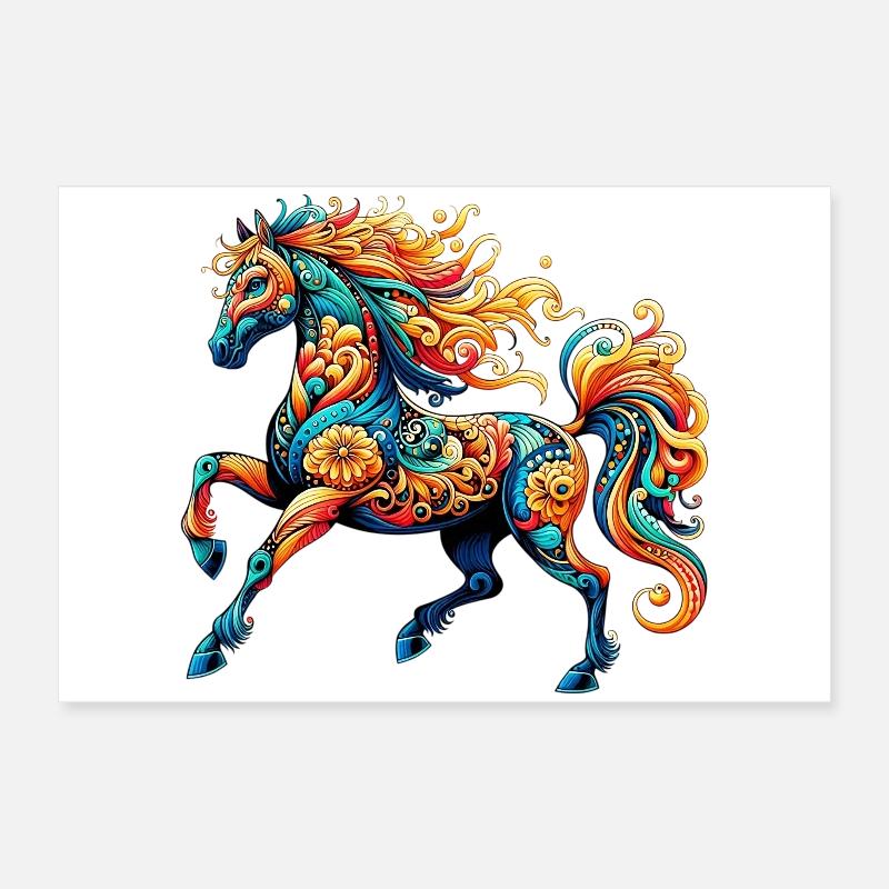 Cheval Poster 60 x 40 cm