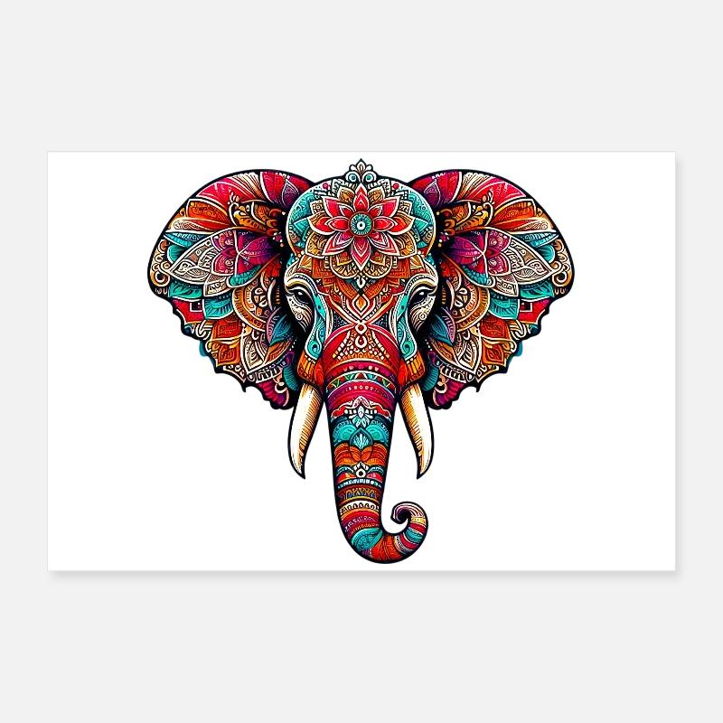Elefant Poster 60x40 cm
