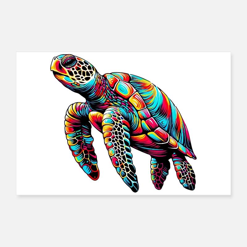 Turtle Poster 24" x 16" (60x40 cm)