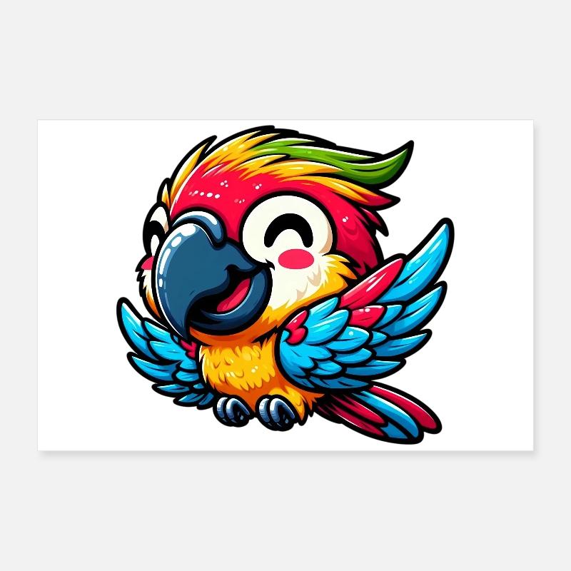 Parrot Poster 24" x 16" (60x40 cm)