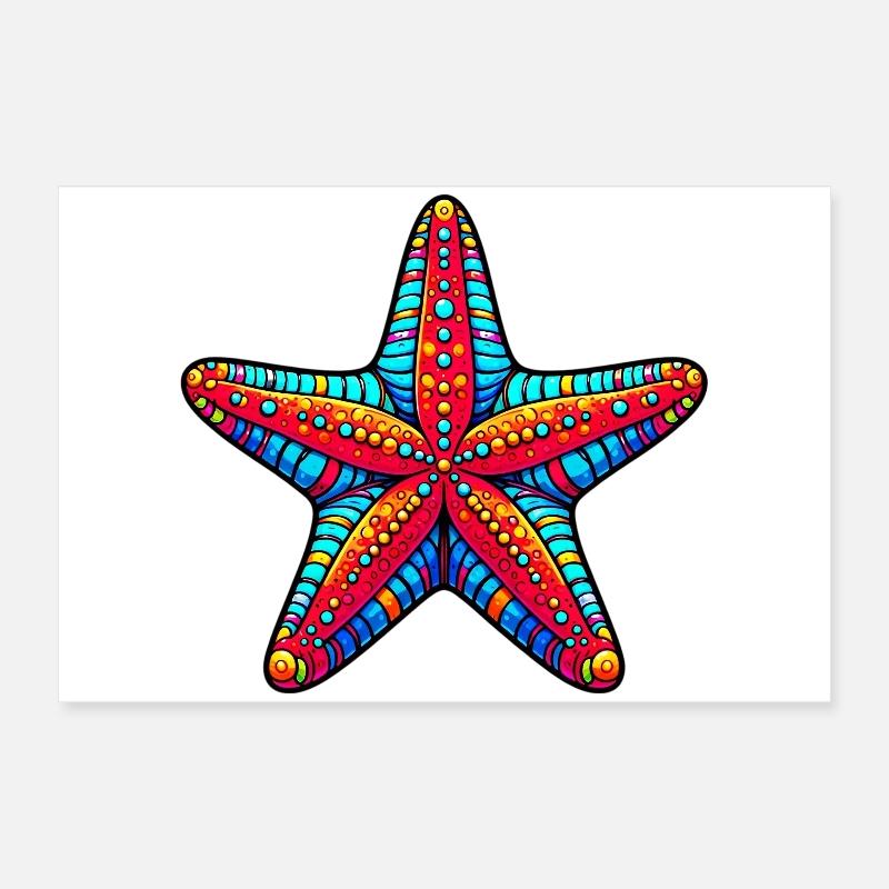 Seestern Poster 60x40 cm