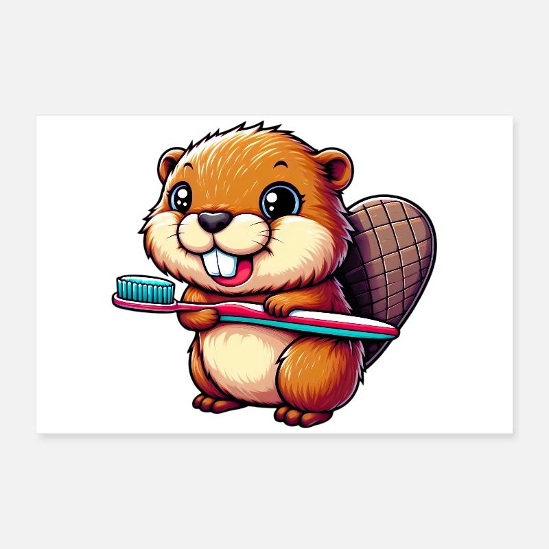 Castor Poster 60 x 40 cm
