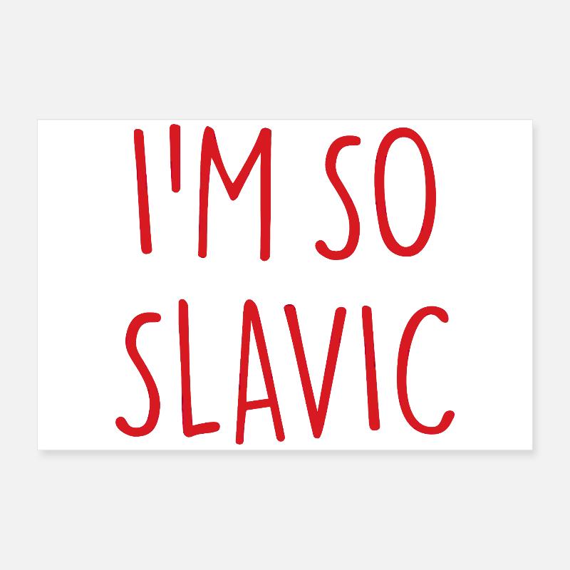 JE SUIS TELLEMENT SLAVE SLAVE Slave Poster 60 x 40 cm