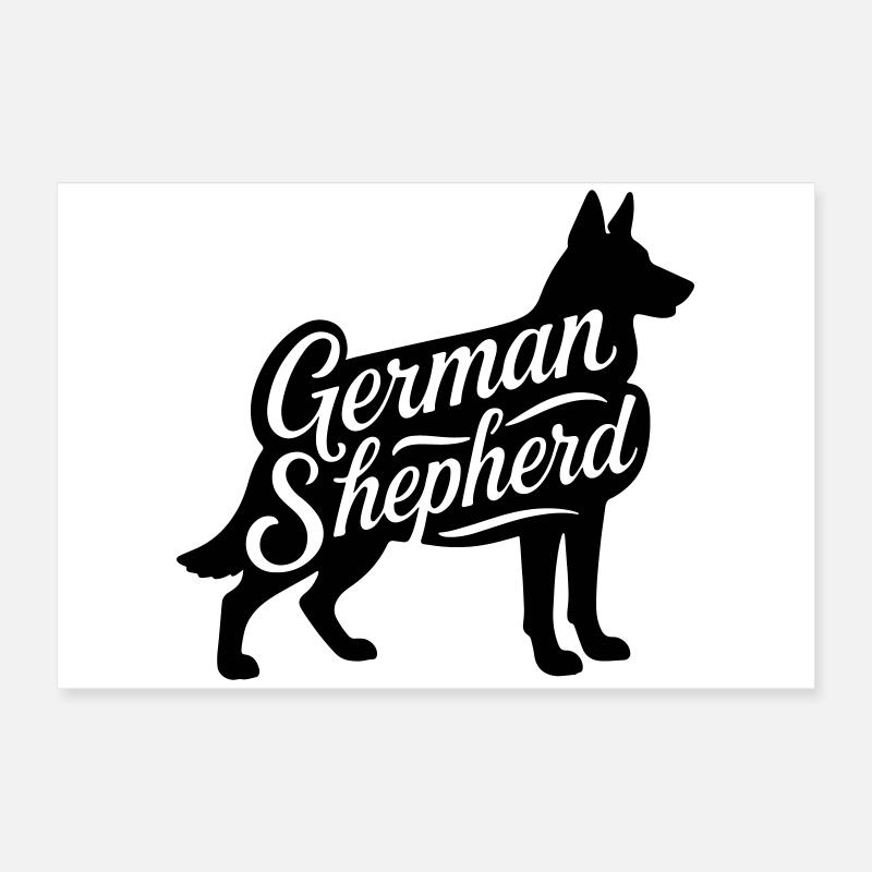 Schäferhund deutscher Schäferhund German shepherd Poster 60x40 cm