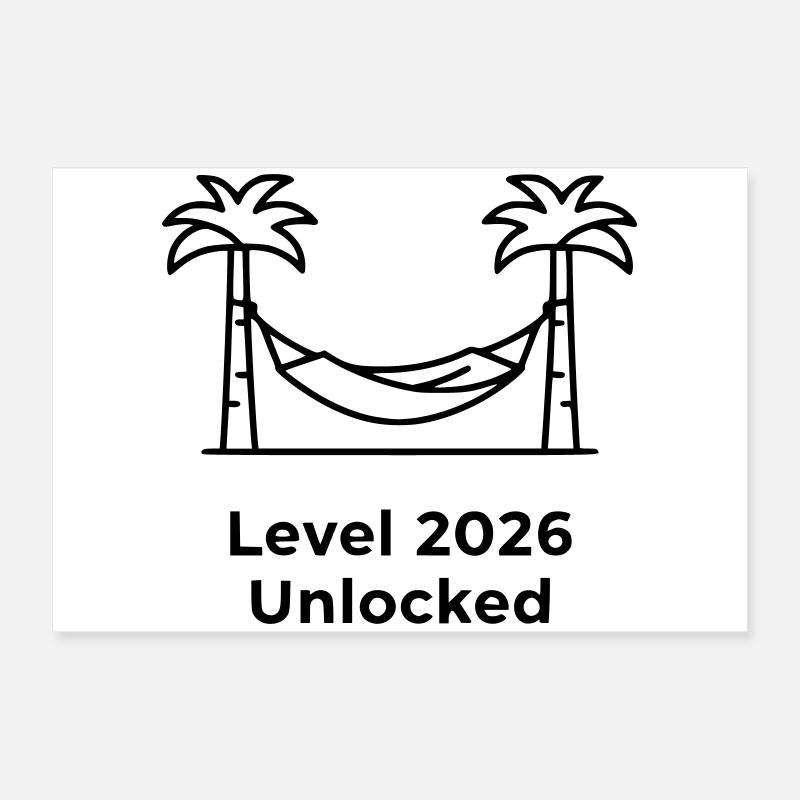Level 2026 Unlocked Hammock Poster 24" x 16" (60x40 cm)