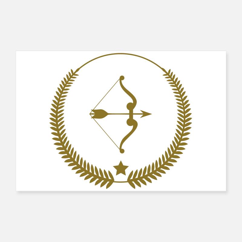 Archery / Bogenschießen / Tir à l'arc Poster 60 x 40 cm