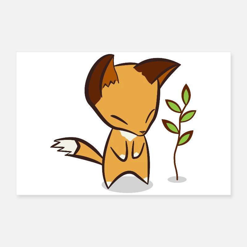 Fuchs Poster 60x40 cm