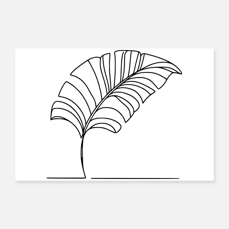 Feuille Poster 60 x 40 cm