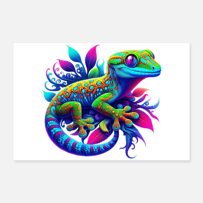 Gecko Poster 24" x 16" (60x40 cm)