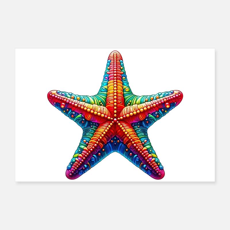 Seestern Poster 60x40 cm