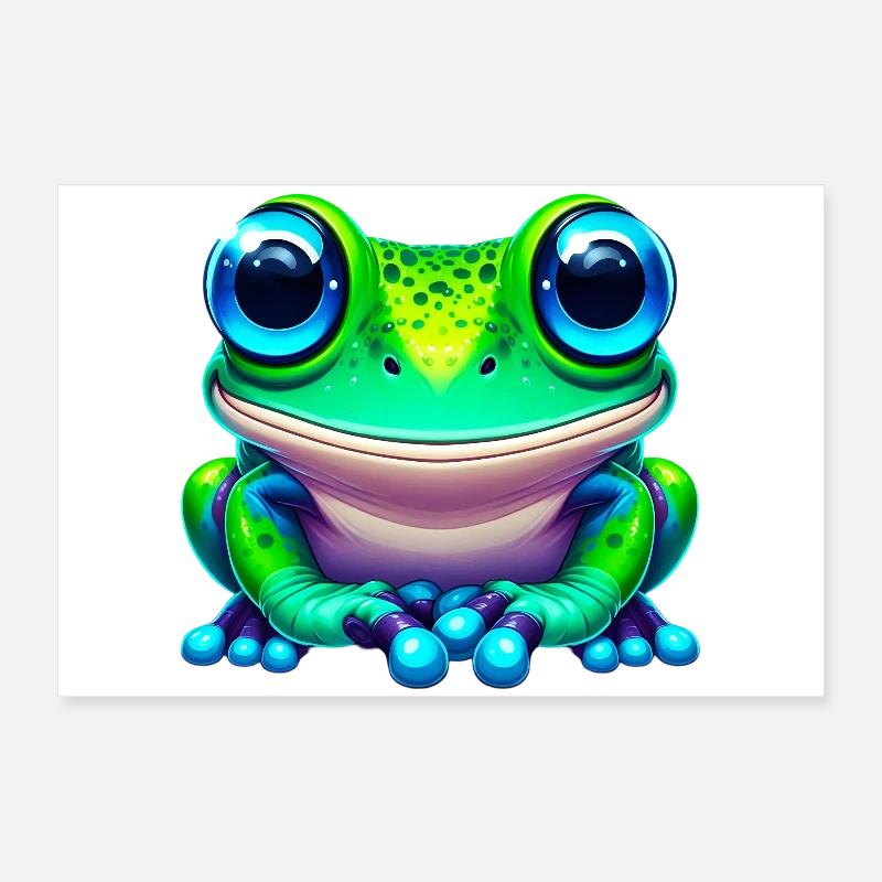 Frog Poster 24" x 16" (60x40 cm)