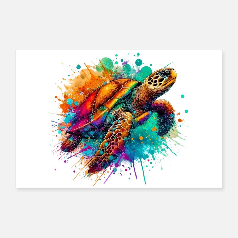 Tortue Poster 60 x 40 cm