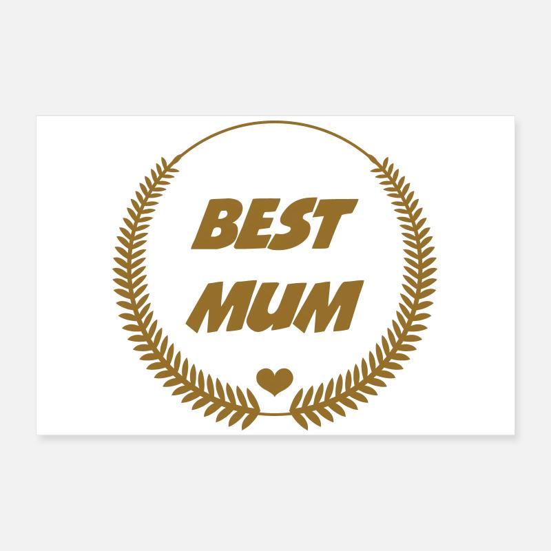 Beste Mama - Muttertag Poster 60x40 cm
