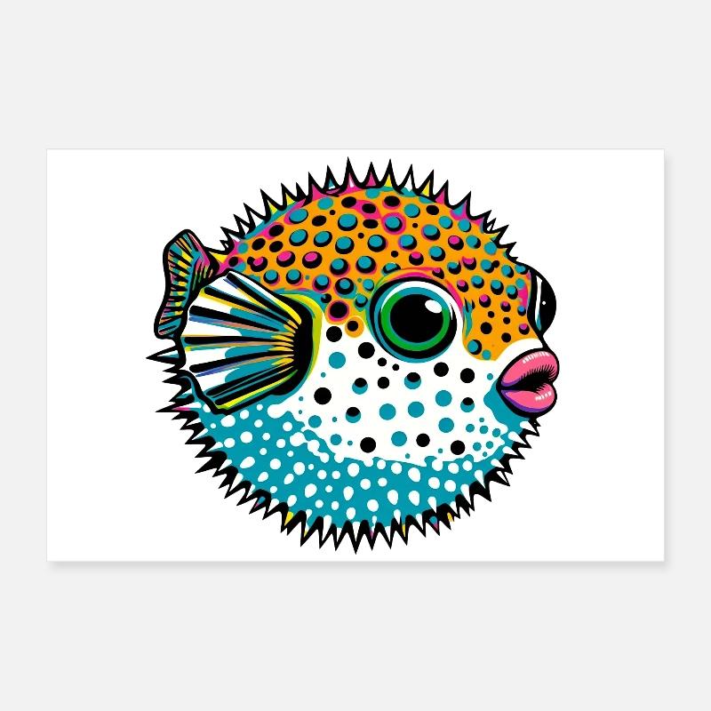 Blowfish Poster 60 x 40 cm