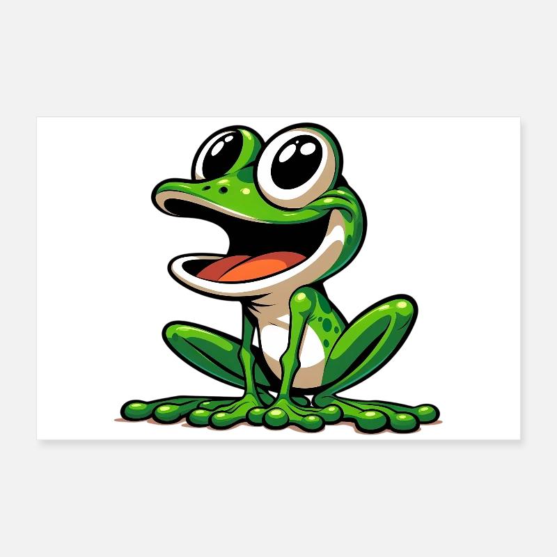 Grenouille Poster 60 x 40 cm