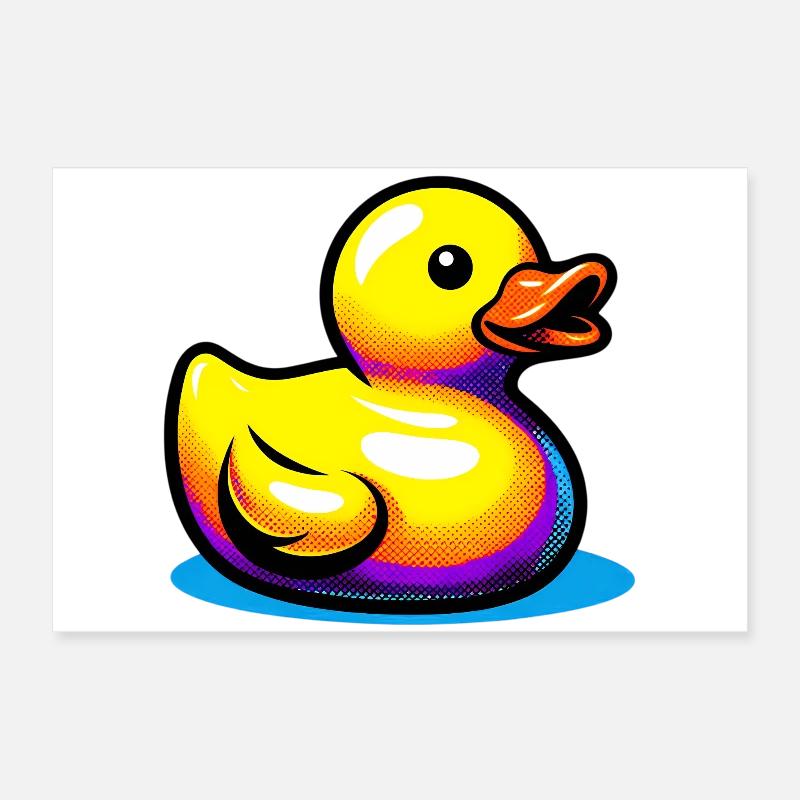 Caneton Canard Canard Canard Poster 60 x 40 cm