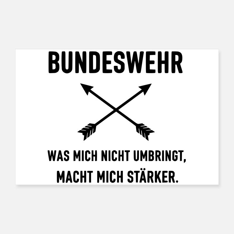 What doesn't kill me makes me stronger Poster 60x40 cm