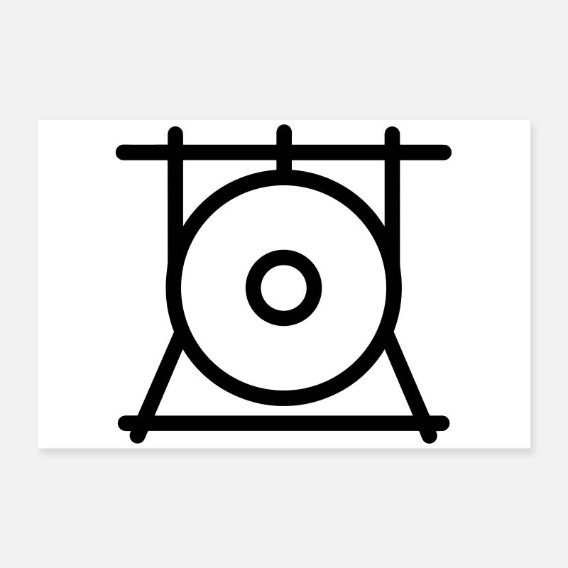 gong Poster 60x40 cm