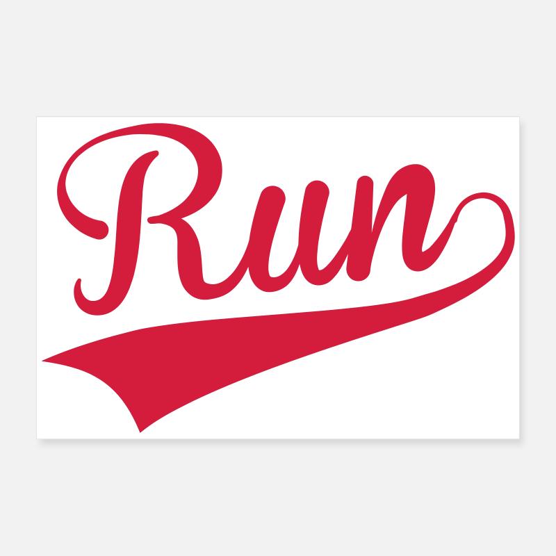 Running / Jogging / Run / Trail / Sport Poster 24" x 16" (60x40 cm)