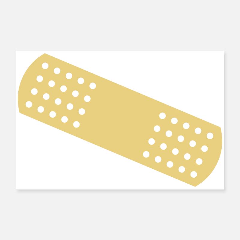 Heftpflaster Poster 60x40 cm