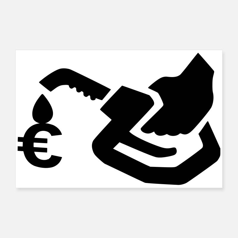 gas pump Poster 24" x 16" (60x40 cm)