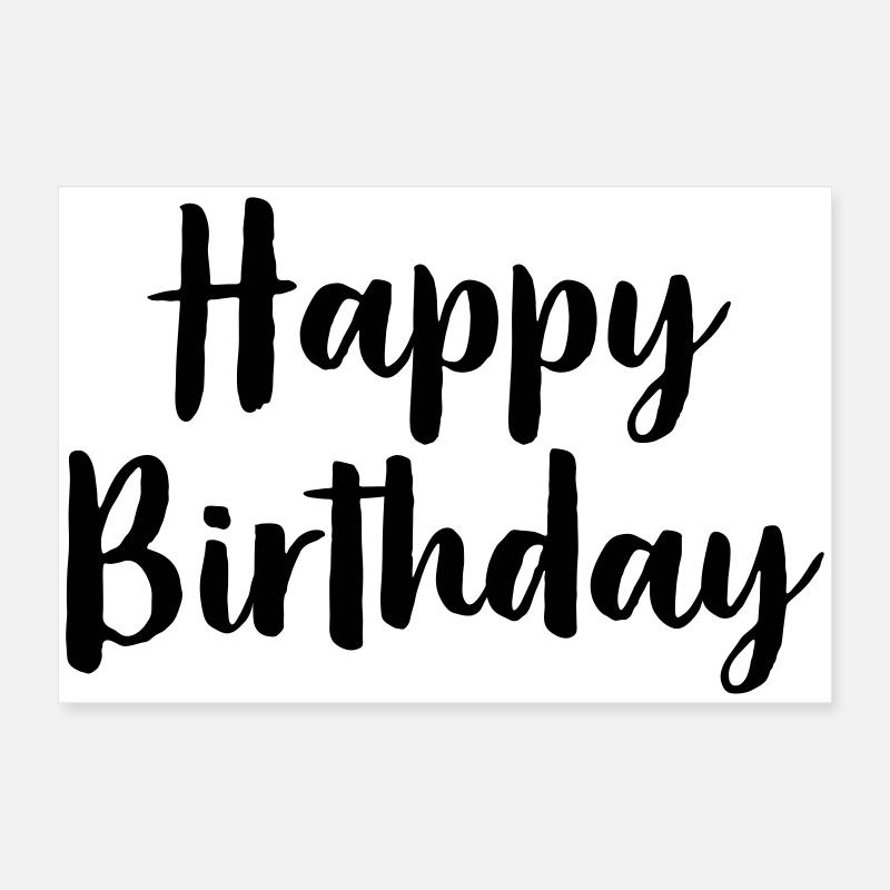 Joyeux anniversaire Poster 60 x 40 cm