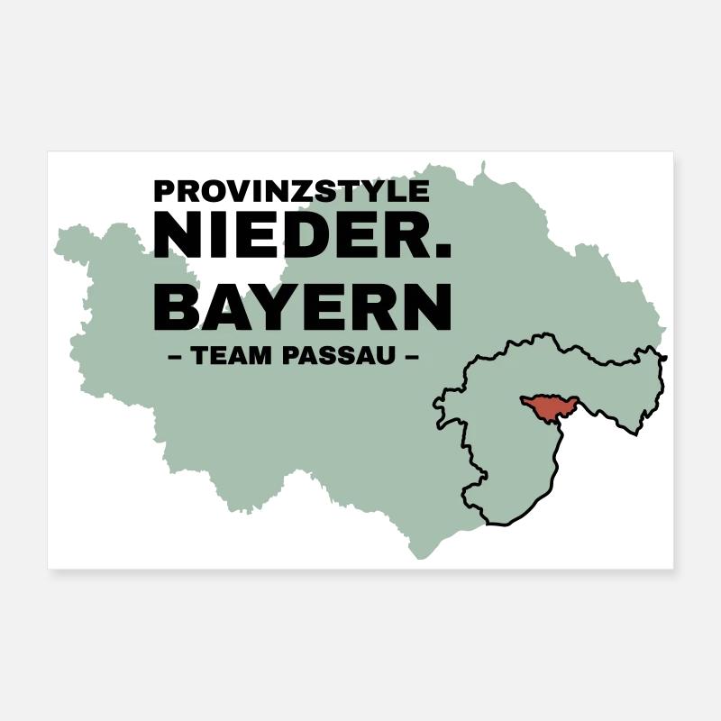 Basse-Bavière | PASSAU Poster 60 x 40 cm