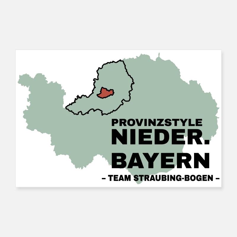 Basse-Bavière | ARCHE DE STRAUBING Poster 60 x 40 cm