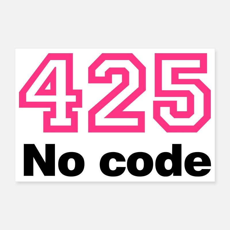Error 425 | Fehler | Errormessage Poster 24" x 16" (60x40 cm)