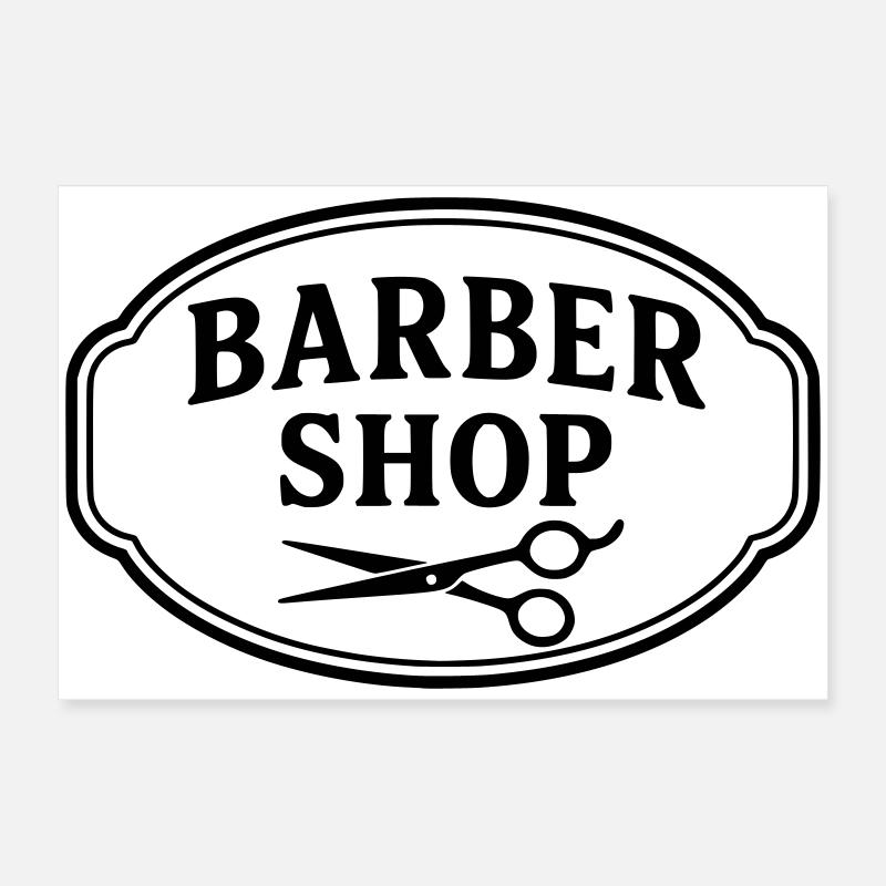 Coiffeur Poster 60 x 40 cm
