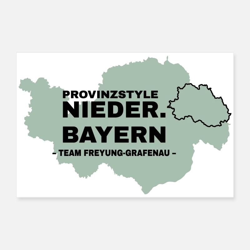 Basse-Bavière | FREYUNG-GRAFENAU Poster 60 x 40 cm