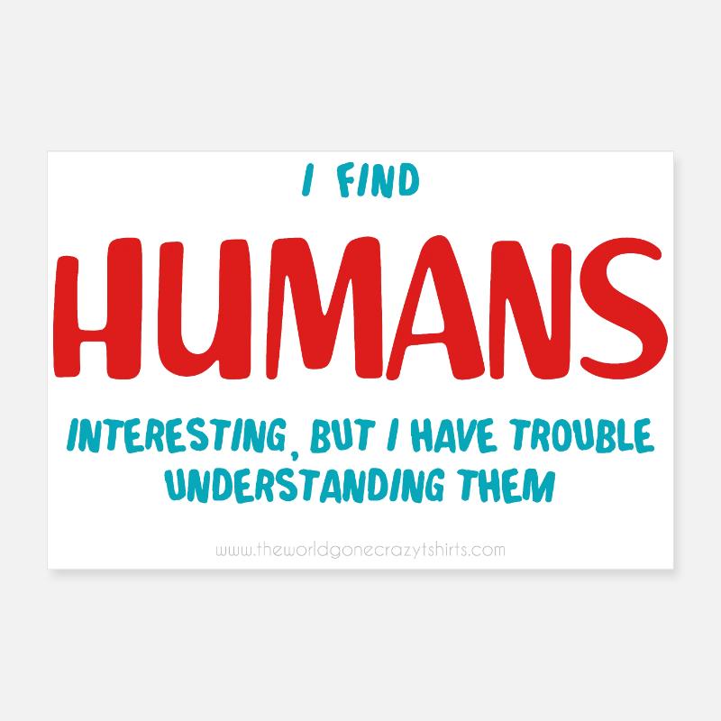 Hommes Poster 60 x 40 cm