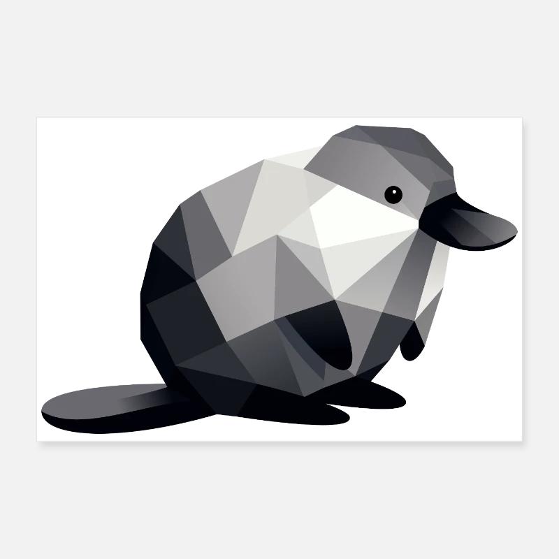 ornithorynque Poster 60 x 40 cm