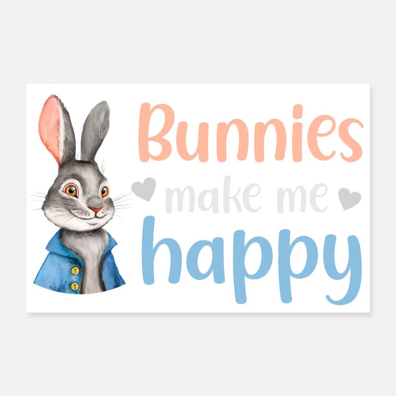 Lapin Lapin Poster 60 x 40 cm