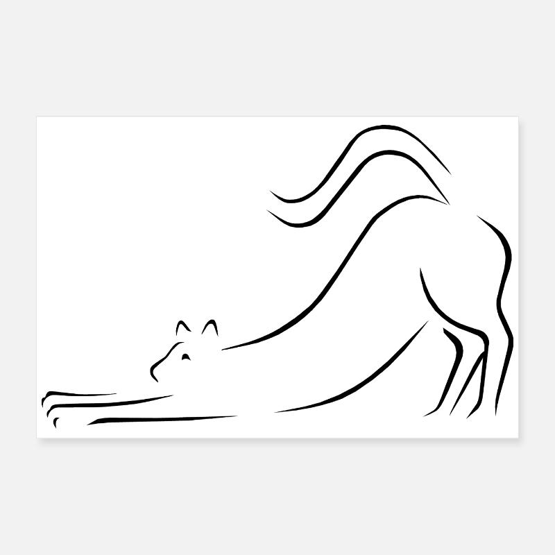 cat Poster 24" x 16" (60x40 cm)