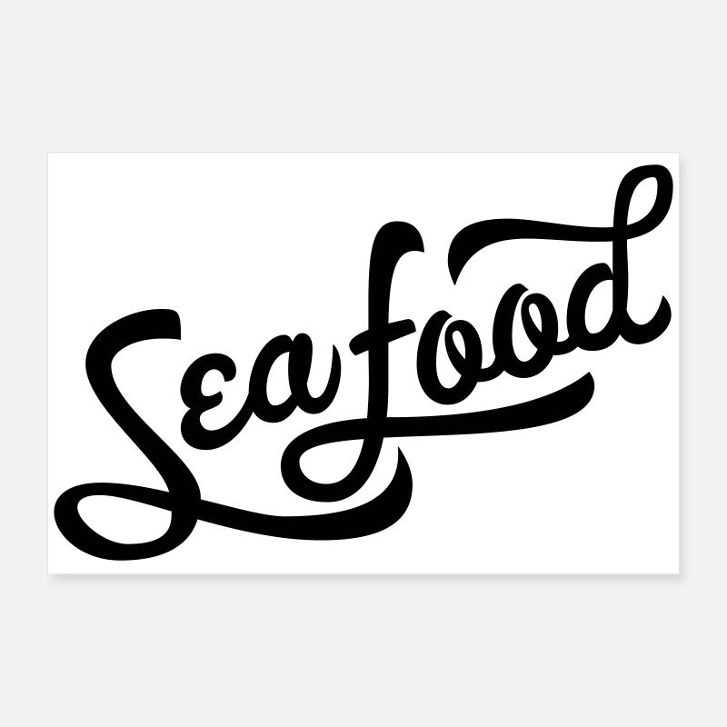 Fruits de mer Poster 60 x 40 cm