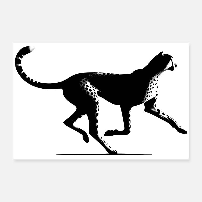 Guépard Poster 60 x 40 cm