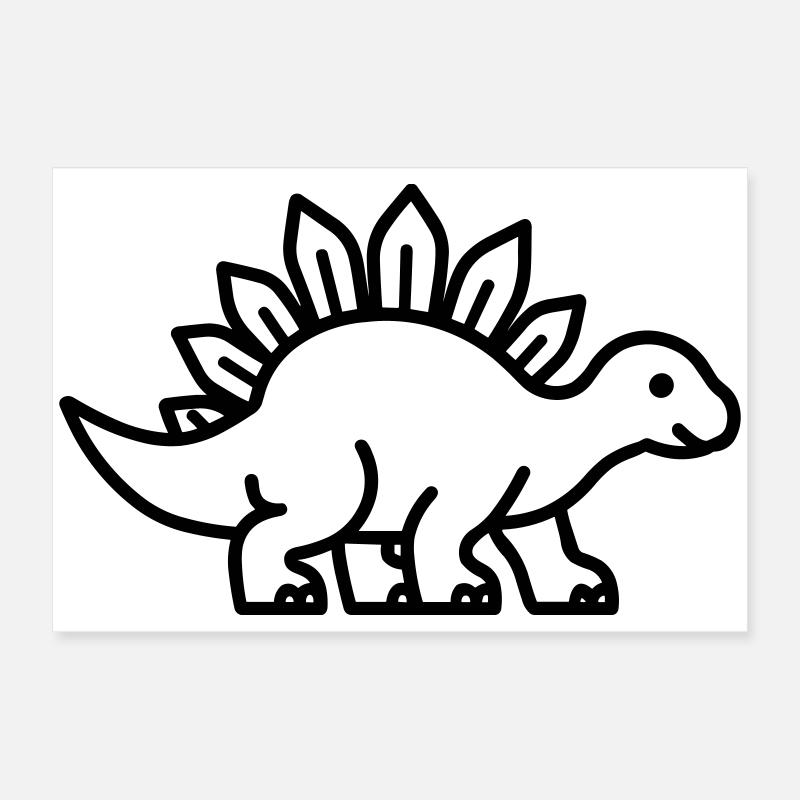 Stegosaurus Poster 60x40 cm