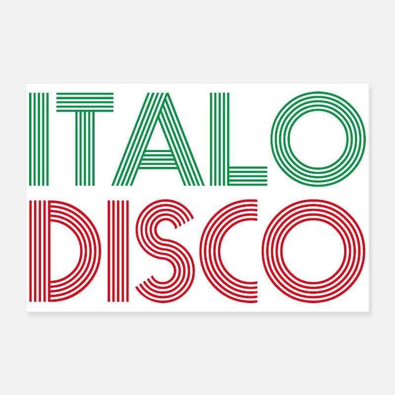 ITALO DISCO Poster 60 x 40 cm
